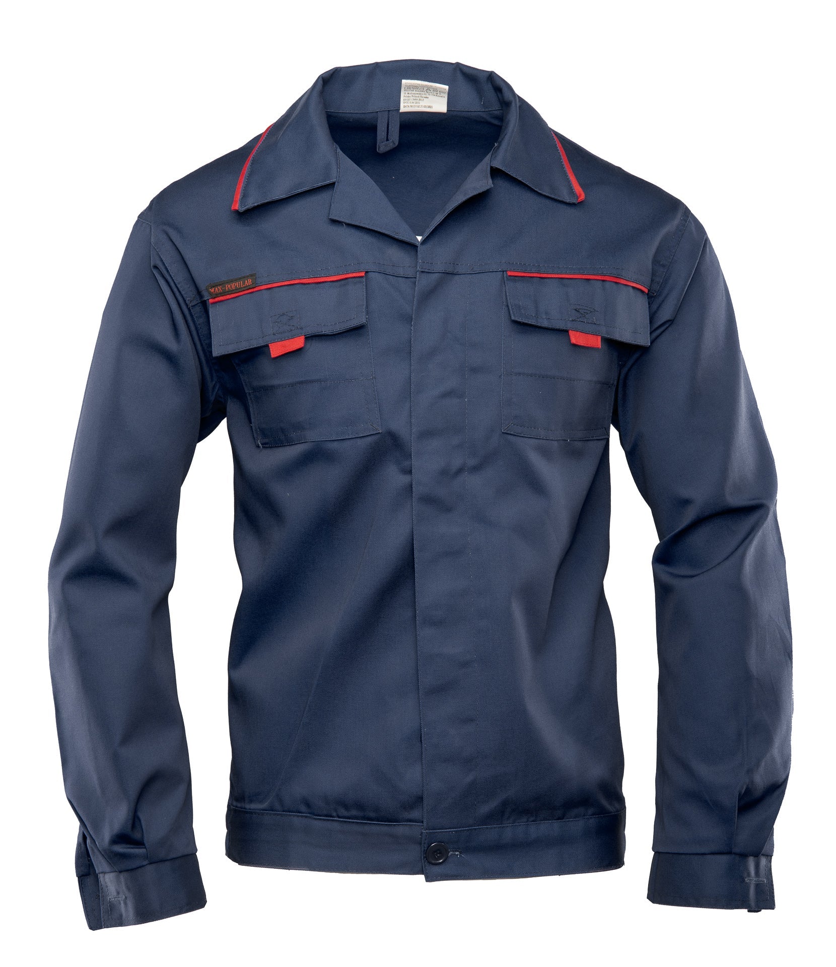 MAX-POPULAR BLUZA - STALOWY