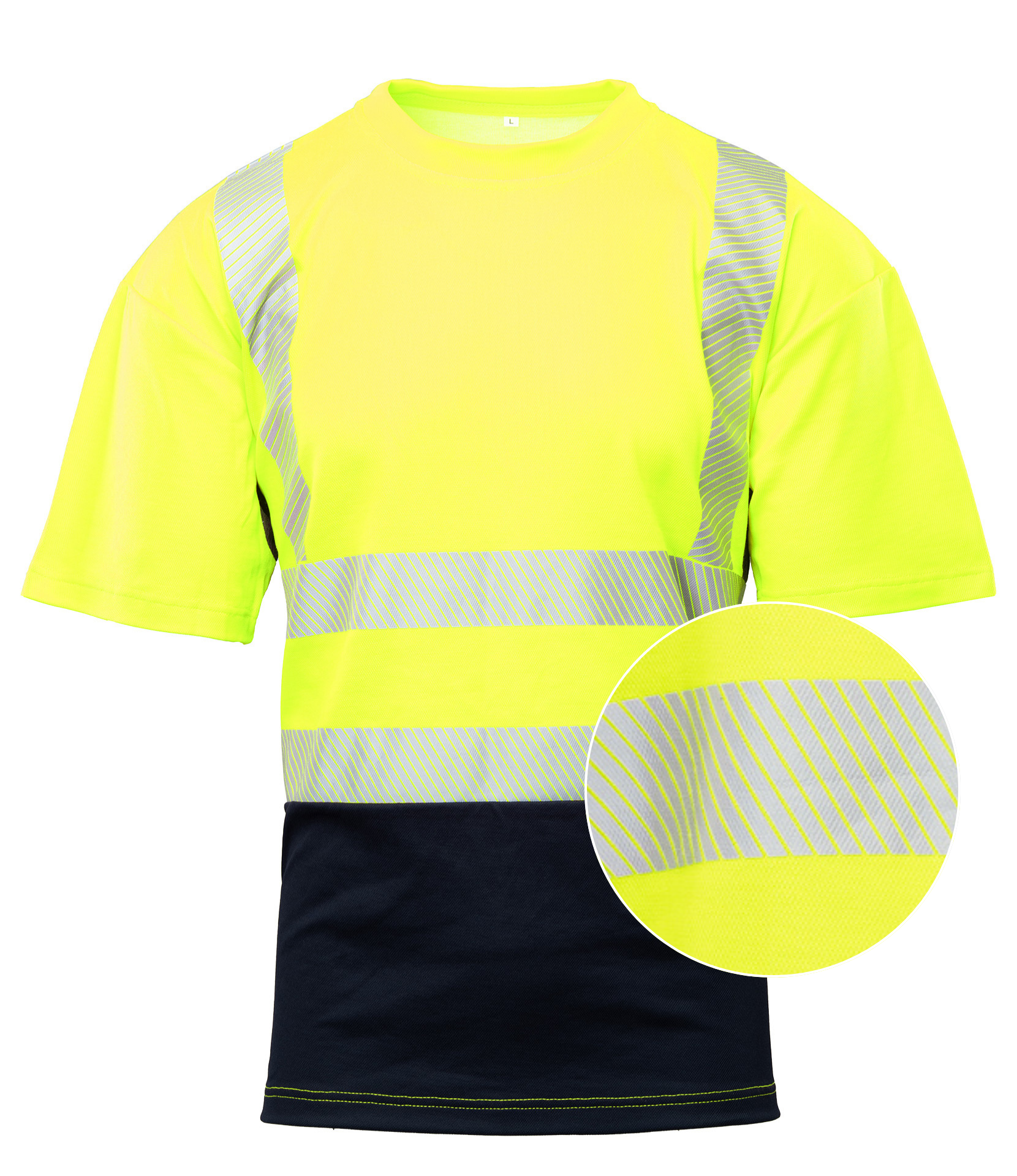 BRIXTON FLASH T-SHIRT SIATKA TRANSFER BF-017-Y ŻÓŁTY