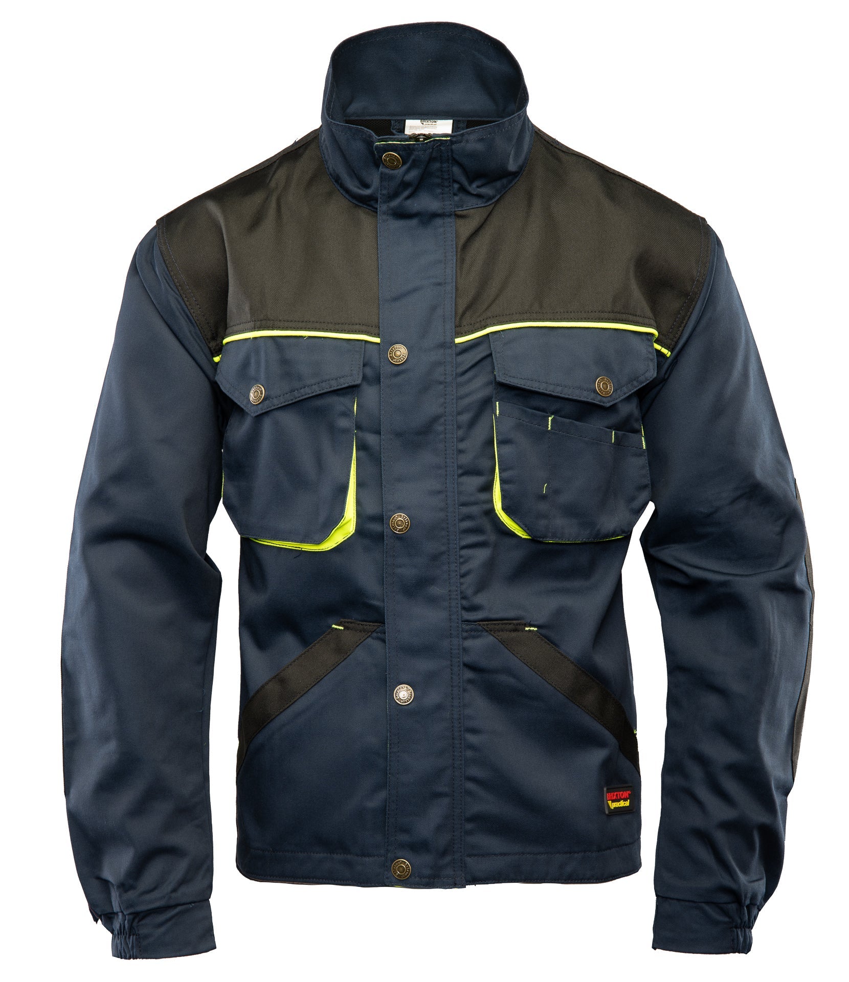 BRIXTON PRACTICAL BLUZA GRANAT/ŻÓŁTY
