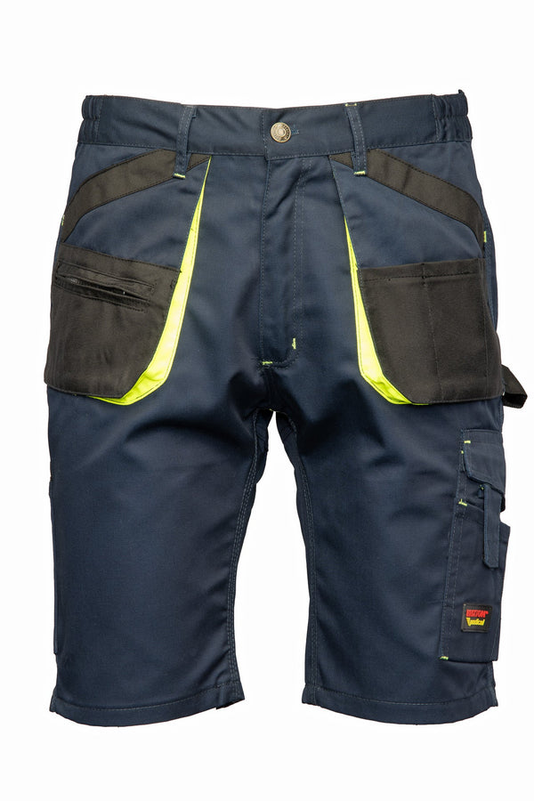 BRIXTON PRACTICAL SPODNIE KRÓTKIE GRANAT/ŻÓŁTY