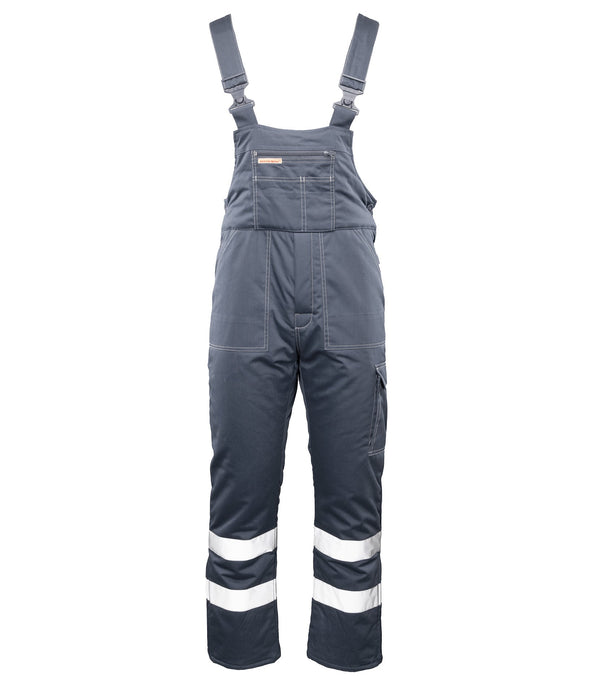 BRIXTON SNOW BRIXTON SNOW OGRODNICZKI OCIEPLANE STAL / PASY ODBLASK