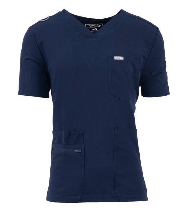 MYNTS MYNTS V-Neck Pocket Genius - ScrubTop Men MMT003 Midnight Navy