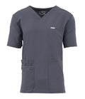 MYNTS MYNTS V-Neck Pocket Genius - ScrubTop Men MMT003 MoonStone Grey