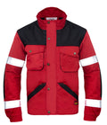 BRIXTON PRACTICAL BLUZA CZERWIEŃ ODBLASK