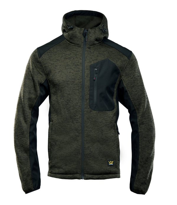 SEVEN KINGS SEVEN KINGS BLUZA ROZPINANA Z KAPTUREM KHAKI