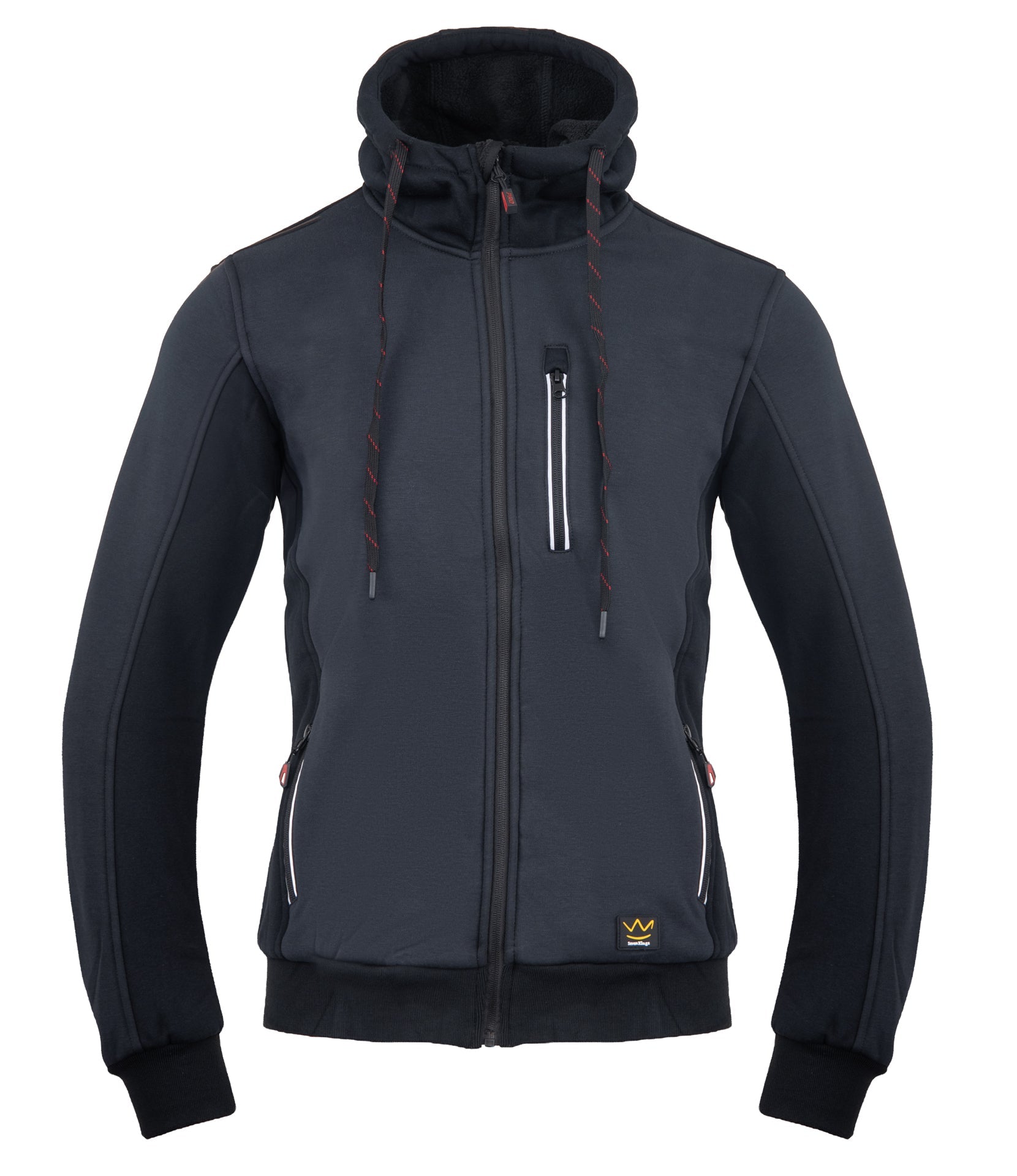 SEVEN KINGS SEVEN KINGS BLUZA DRESOWA Z KAPTUREM PRO GRAFIT