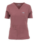 MYNTS MYNTS V-Neck Pocket Genius – Scrub Top Women WMT001 Terra Rose