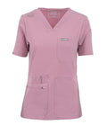 MYNTS MYNTS V-Neck Pocket Genius – Scrub Top Women WMT001 Rose Water