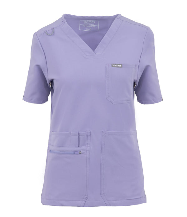 MYNTS MYNTS V-Neck Pocket Genius – Scrub Top Women WMT001 Lavender