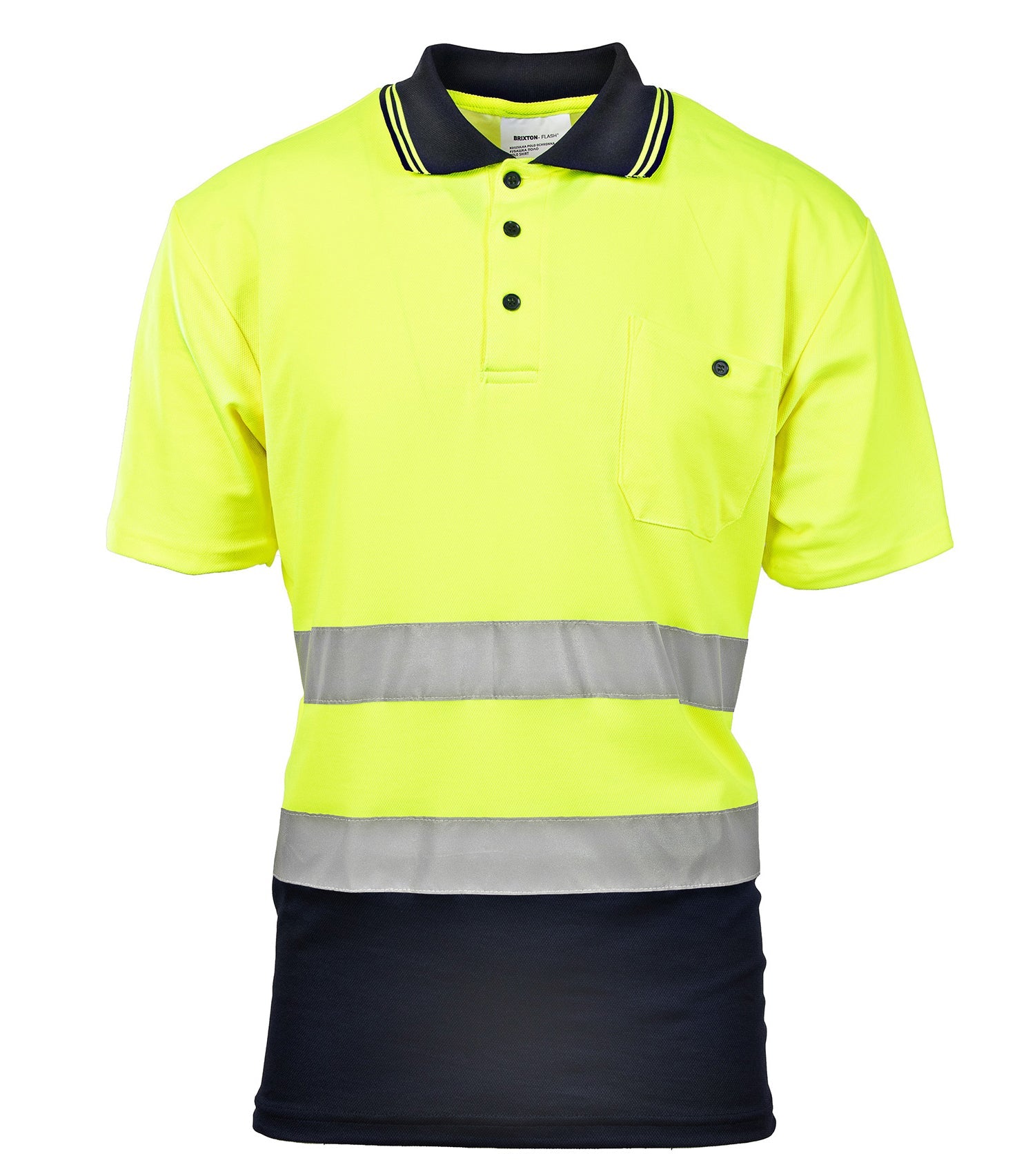 BRIXTON FLASH KOSZULKA POLO 50/50 ŻÓŁTY KAT. II BF012