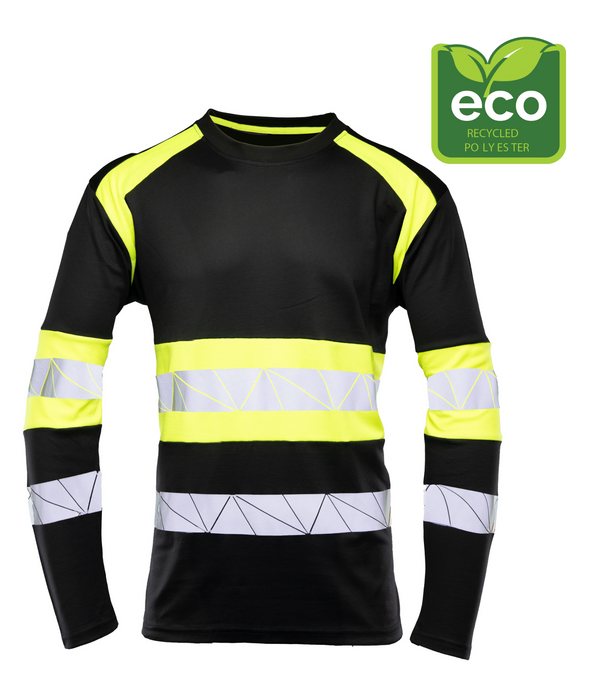 SEVEN KINGS ECO RIVAL KOSZULKA LONGSLEEVE CZARNY/ŻÓŁTY
