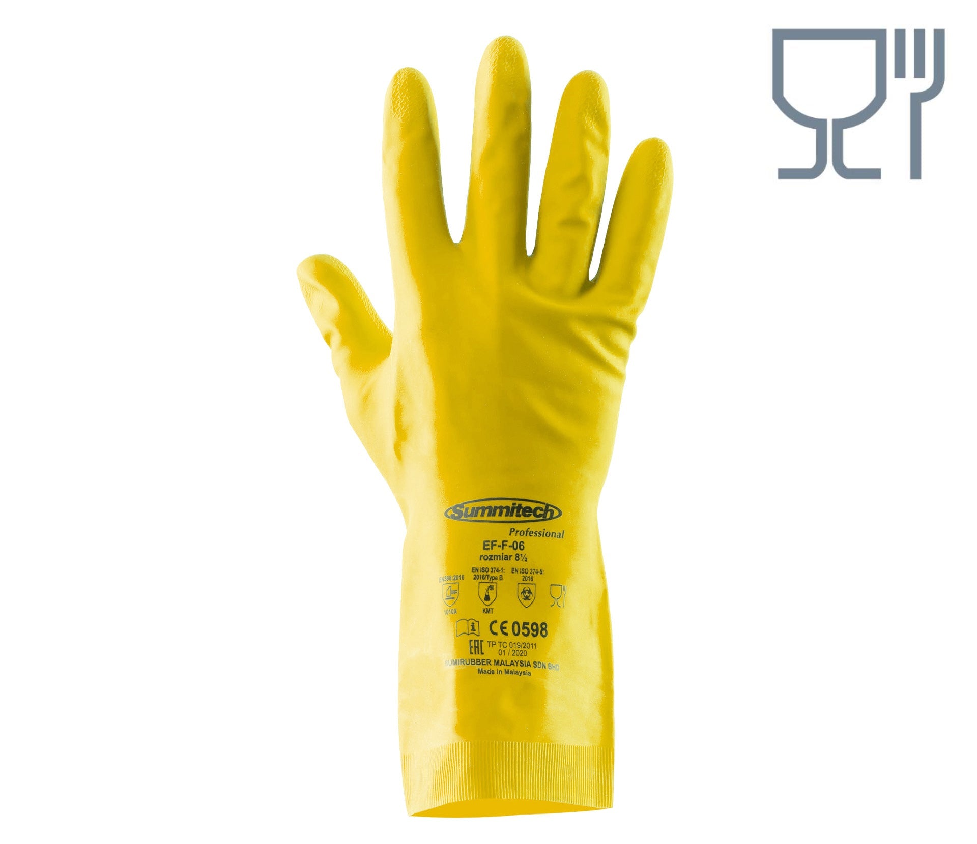 SUMMITECH GUMOWE FLOKOWANE EF-F-06 ŻÓŁTE