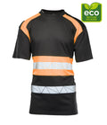 SEVEN KINGS ECO RIVAL KOSZULKA CZARNY/POMARAŃCZ