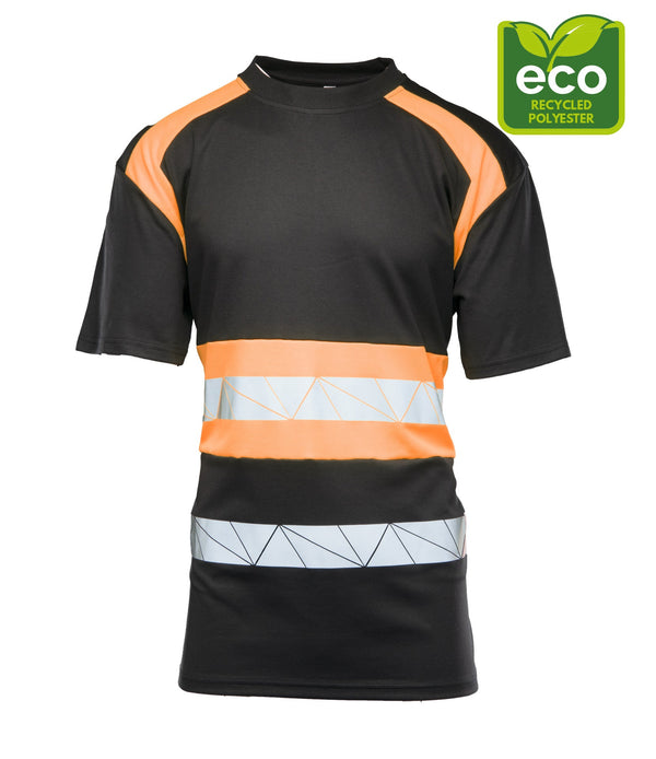 SEVEN KINGS ECO RIVAL KOSZULKA CZARNY/POMARAŃCZ