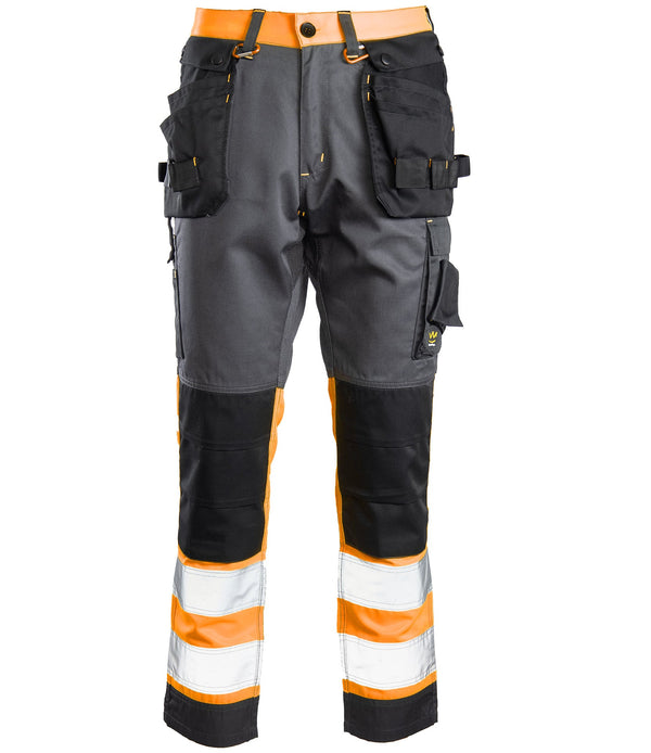 SEVEN KINGS SPODNIE DO PASA FLASH STALOWO/POMARAŃCZ KAT.II SKF01O