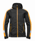 SEVEN_KINGS RIVAL SOFTSHELL CZARNY/POMARAŃCZ